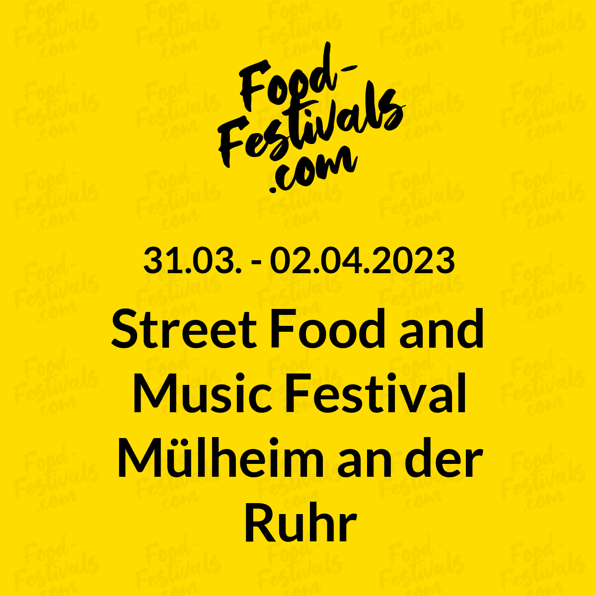 Street Food and Music Festival Mülheim an der Ruhr