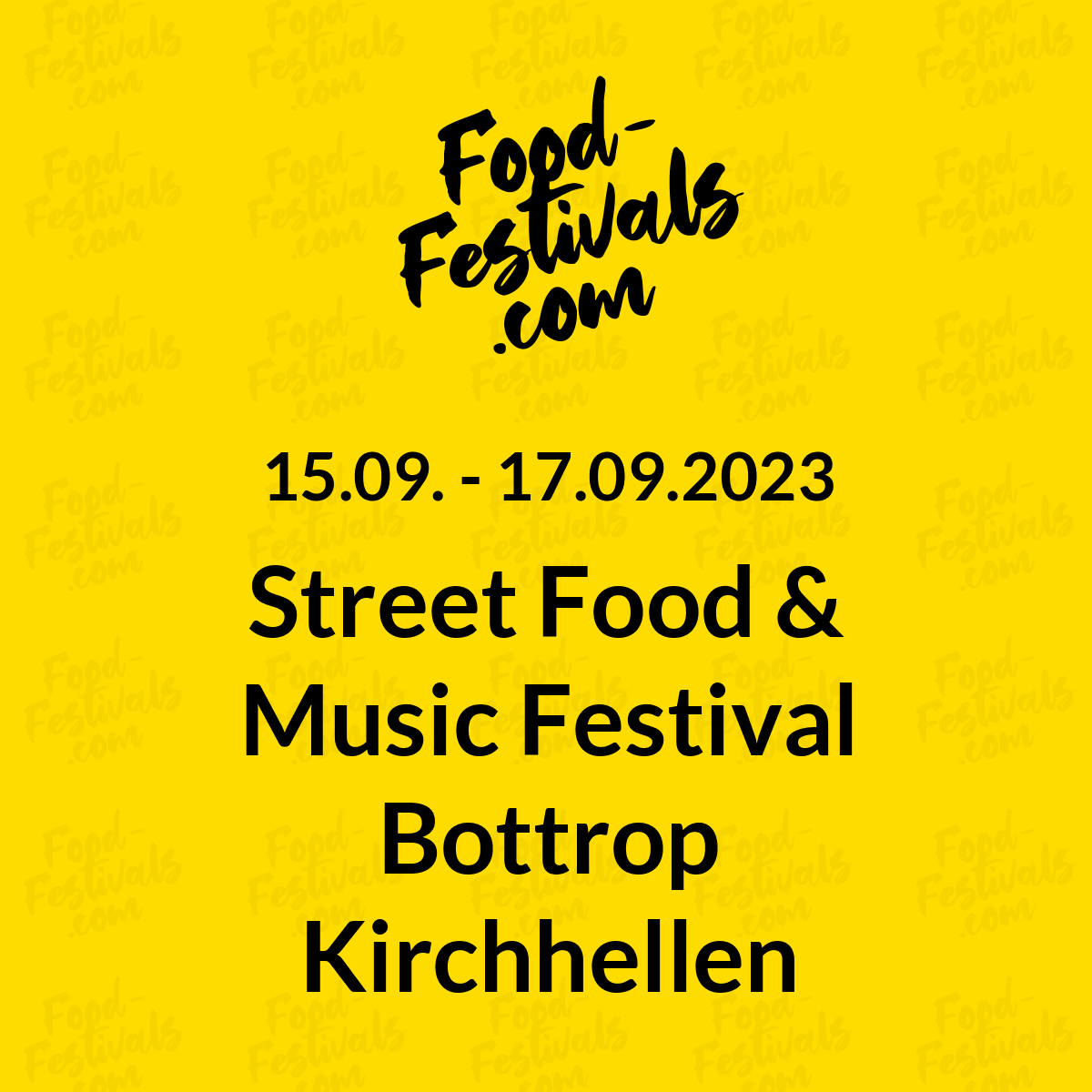 Street Food & Music Festival Bottrop Kirchhellen