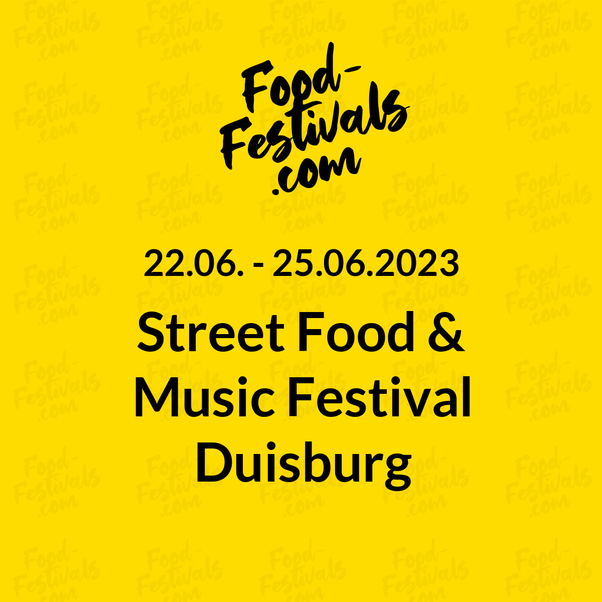 Street Food & Music Festival Duisburg