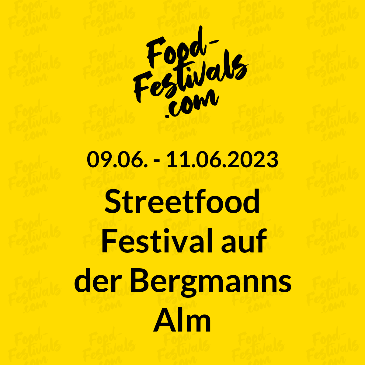 Streetfood Festival auf der Bergmanns Alm Landsweiler-Reden