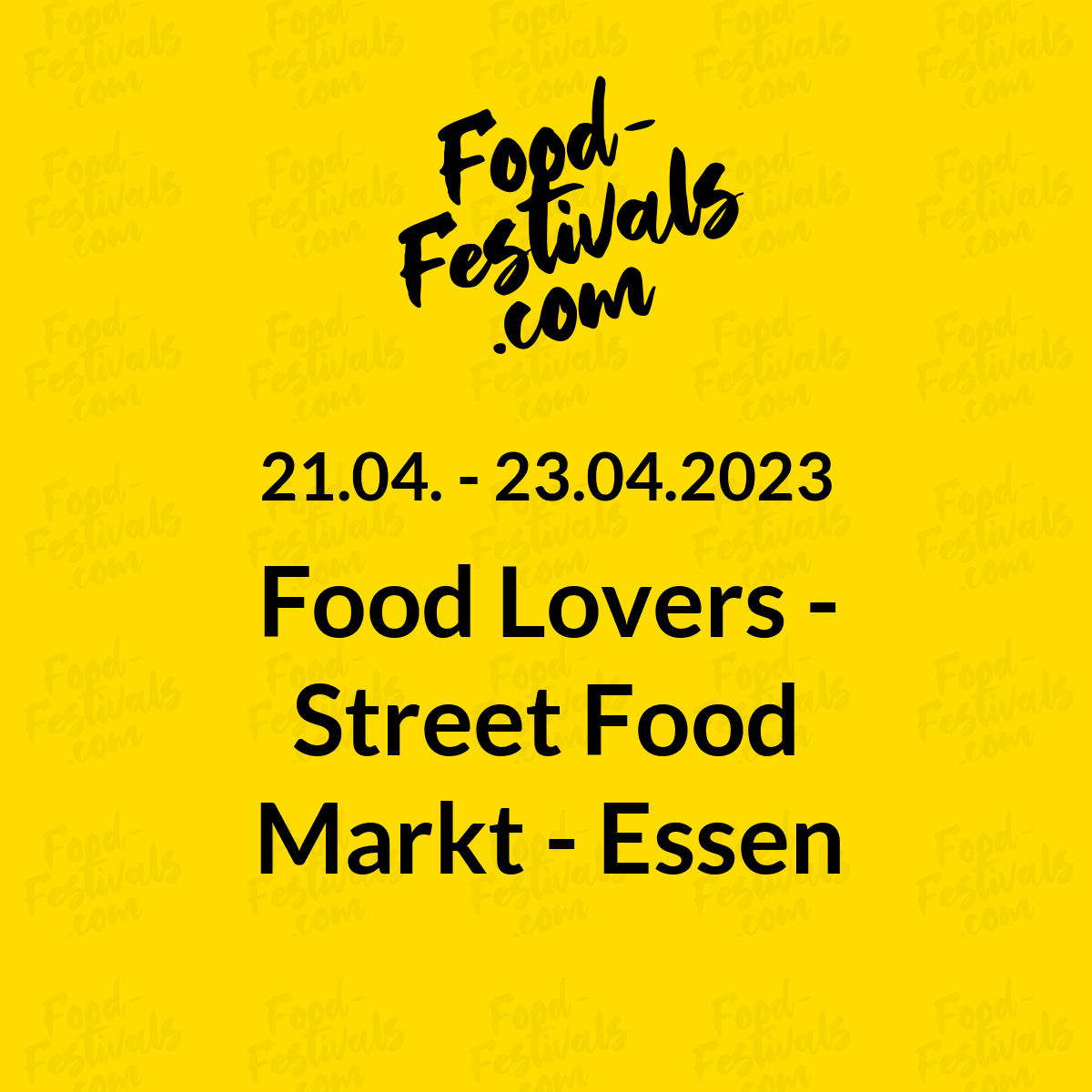 Food Lovers - Street Food Markt - Essen