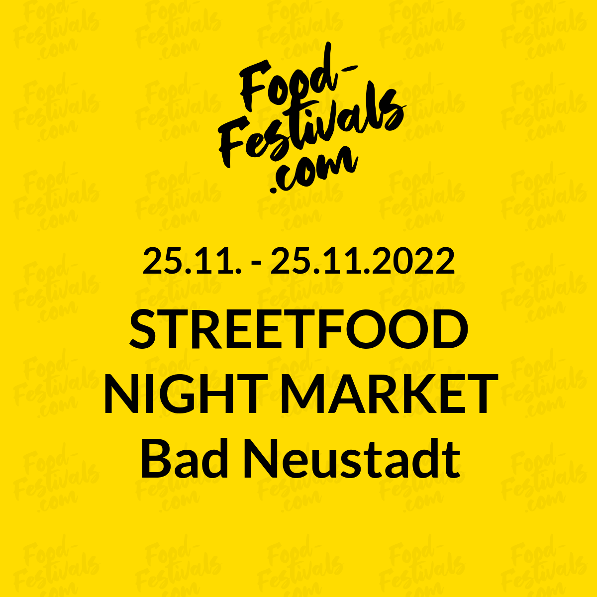 STREETFOOD NIGHT MARKET Bad Neustadt