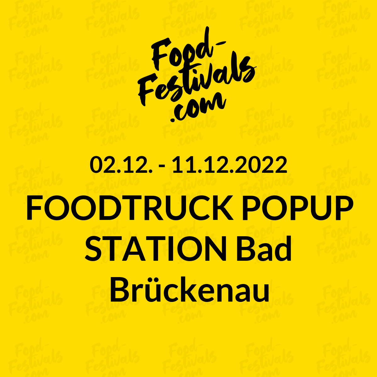 FOODTRUCK POPUP STATION Bad Brückenau