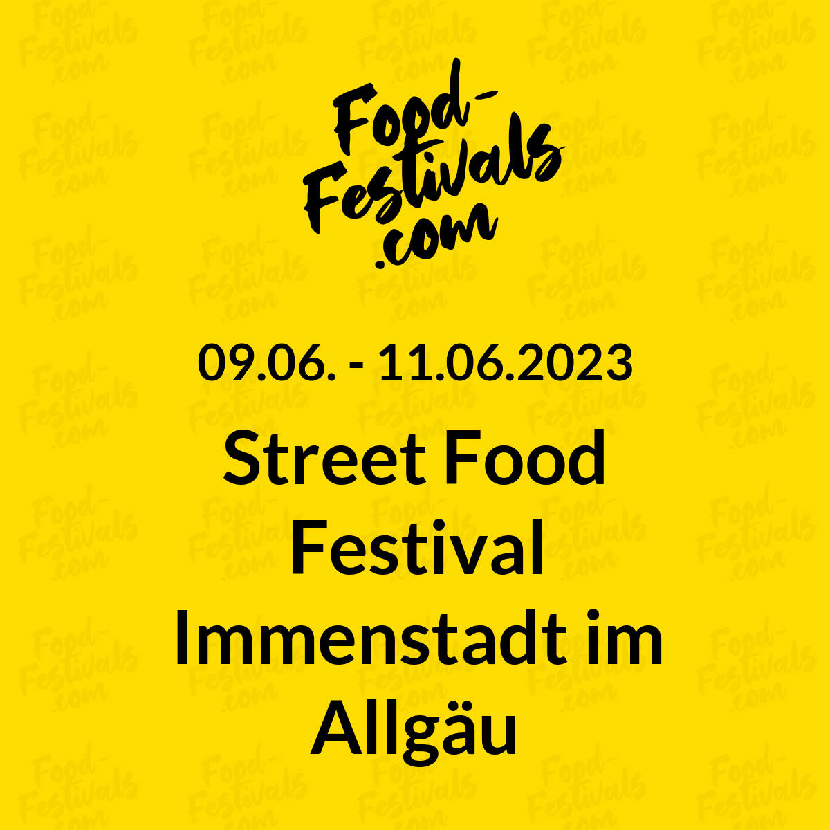 Street Food Festival Immenstadt im Allgäu