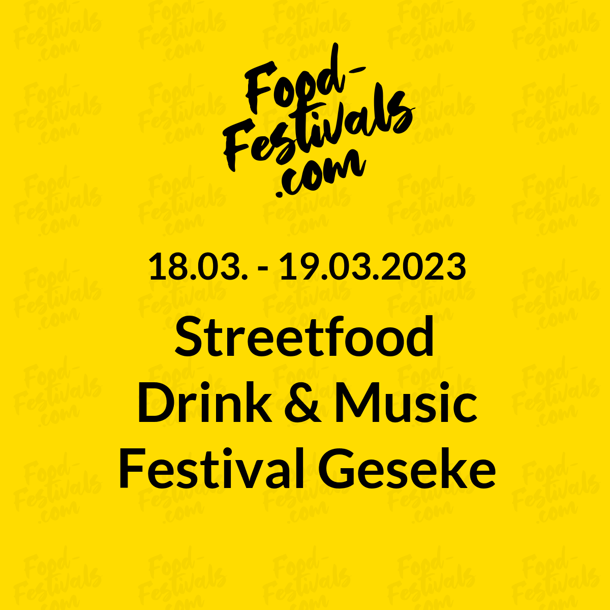 Streetfood Drink & Music Festival Geseke