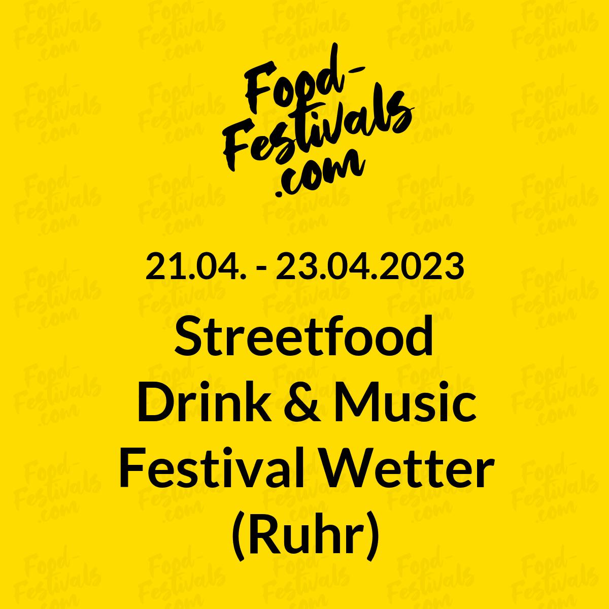 Streetfood Drink & Music Festival Wetter (Ruhr)