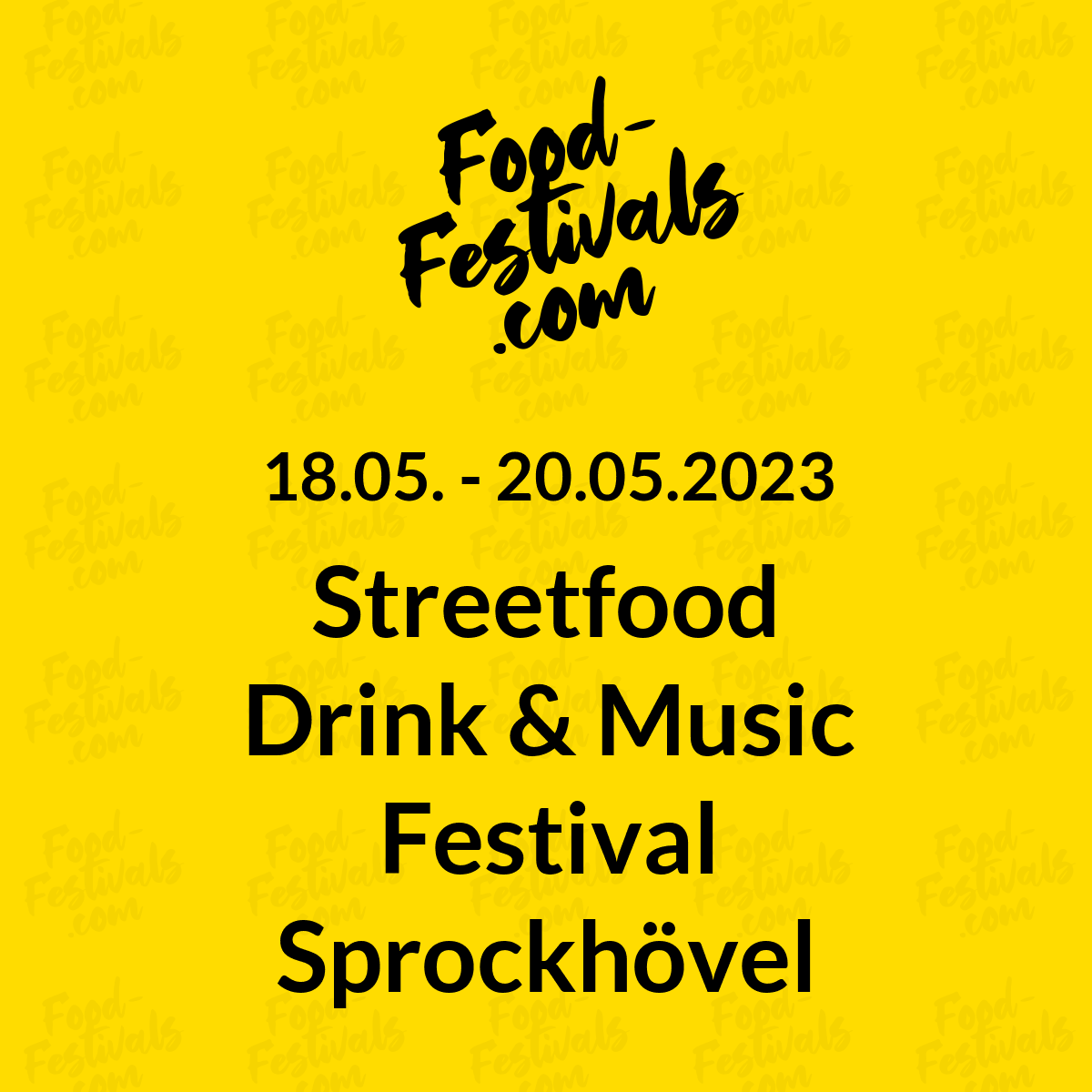 Streetfood Drink & Music Festival Sprockhövel