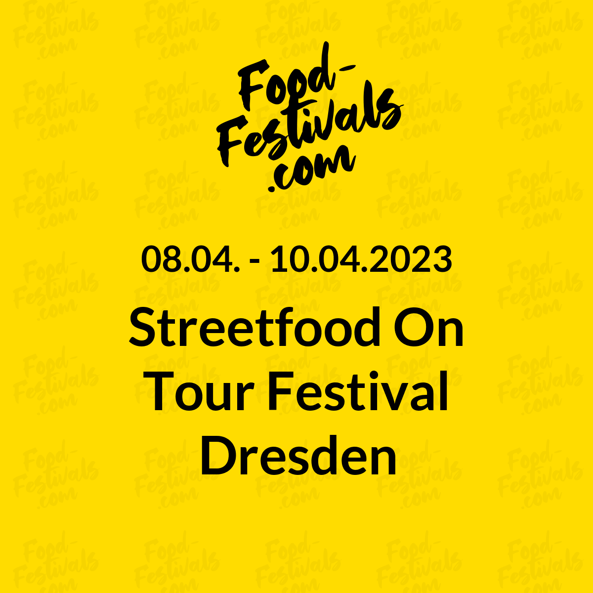 Streetfood On Tour Festival Dresden