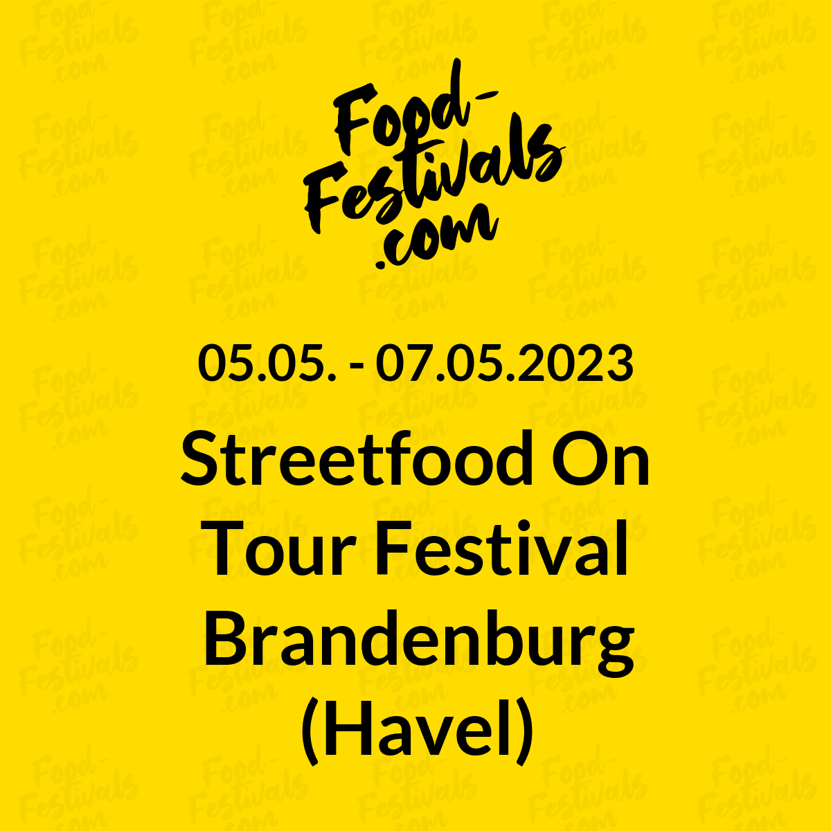 Streetfood On Tour Festival Brandenburg (Havel)