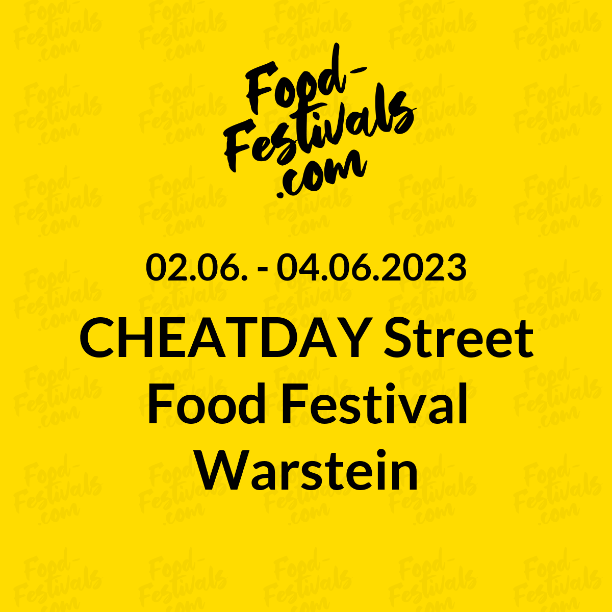 CHEATDAY Street Food Festival Warstein