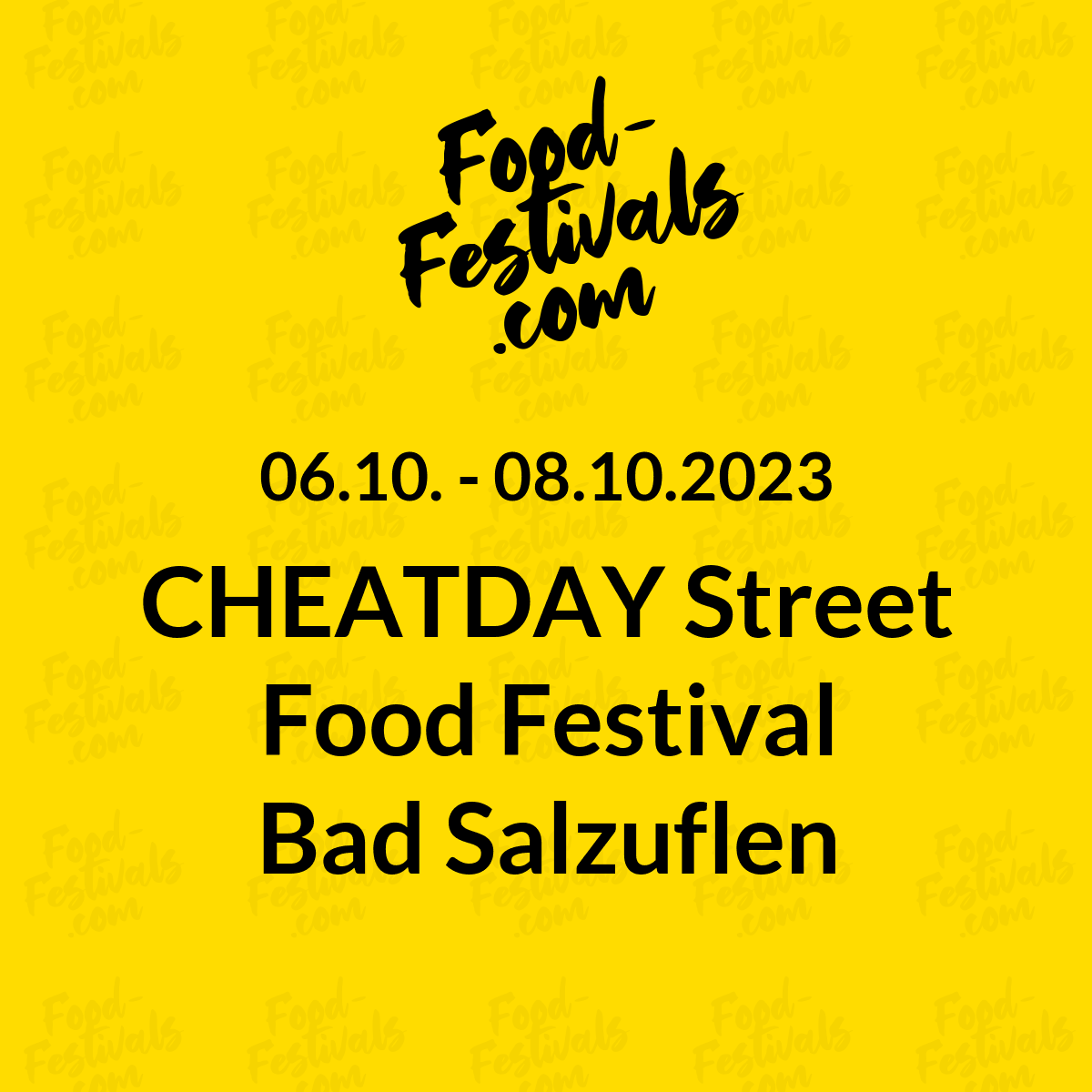 CHEATDAY Street Food Festival Bad Salzuflen
