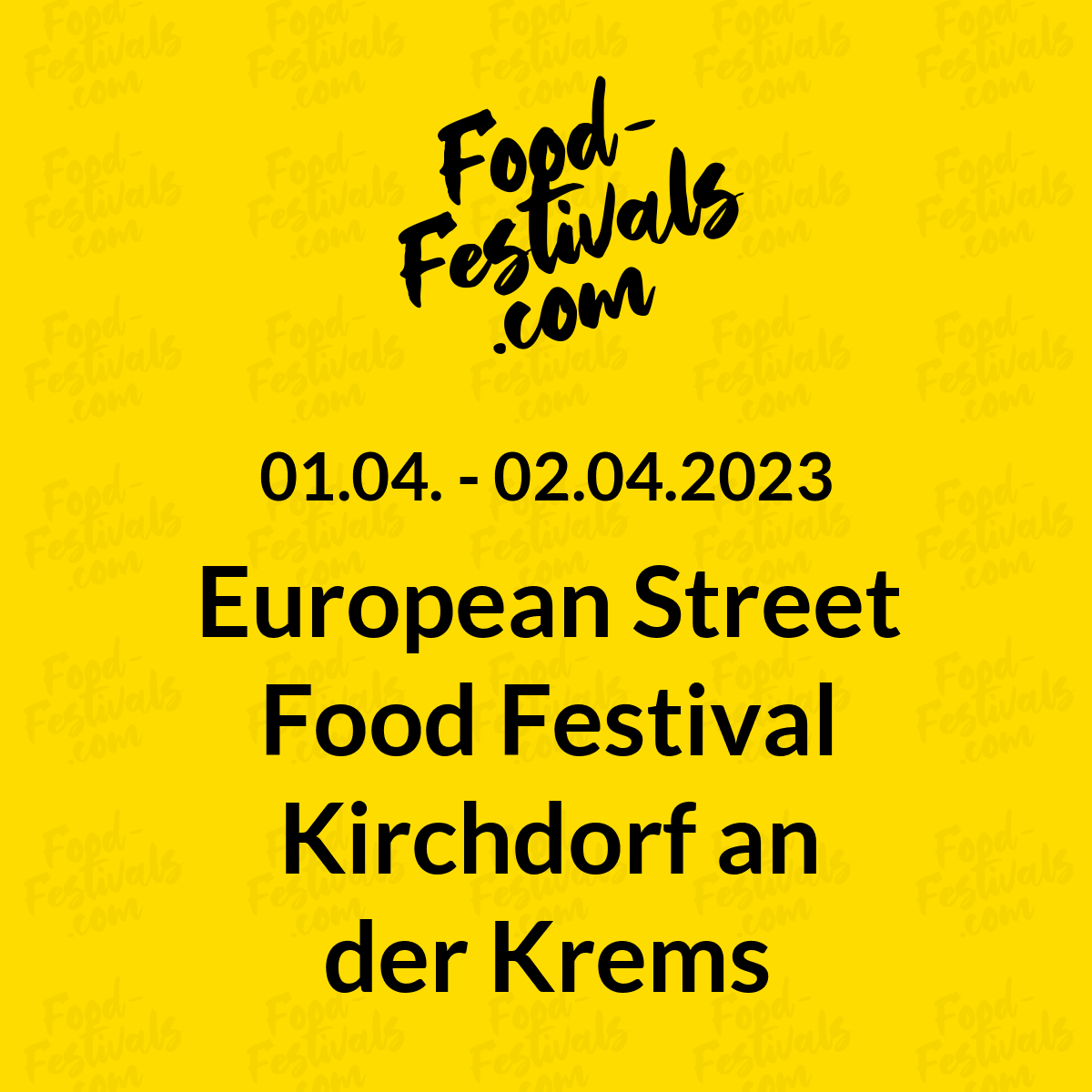 European Street Food Festival Kirchdorf an der Krems