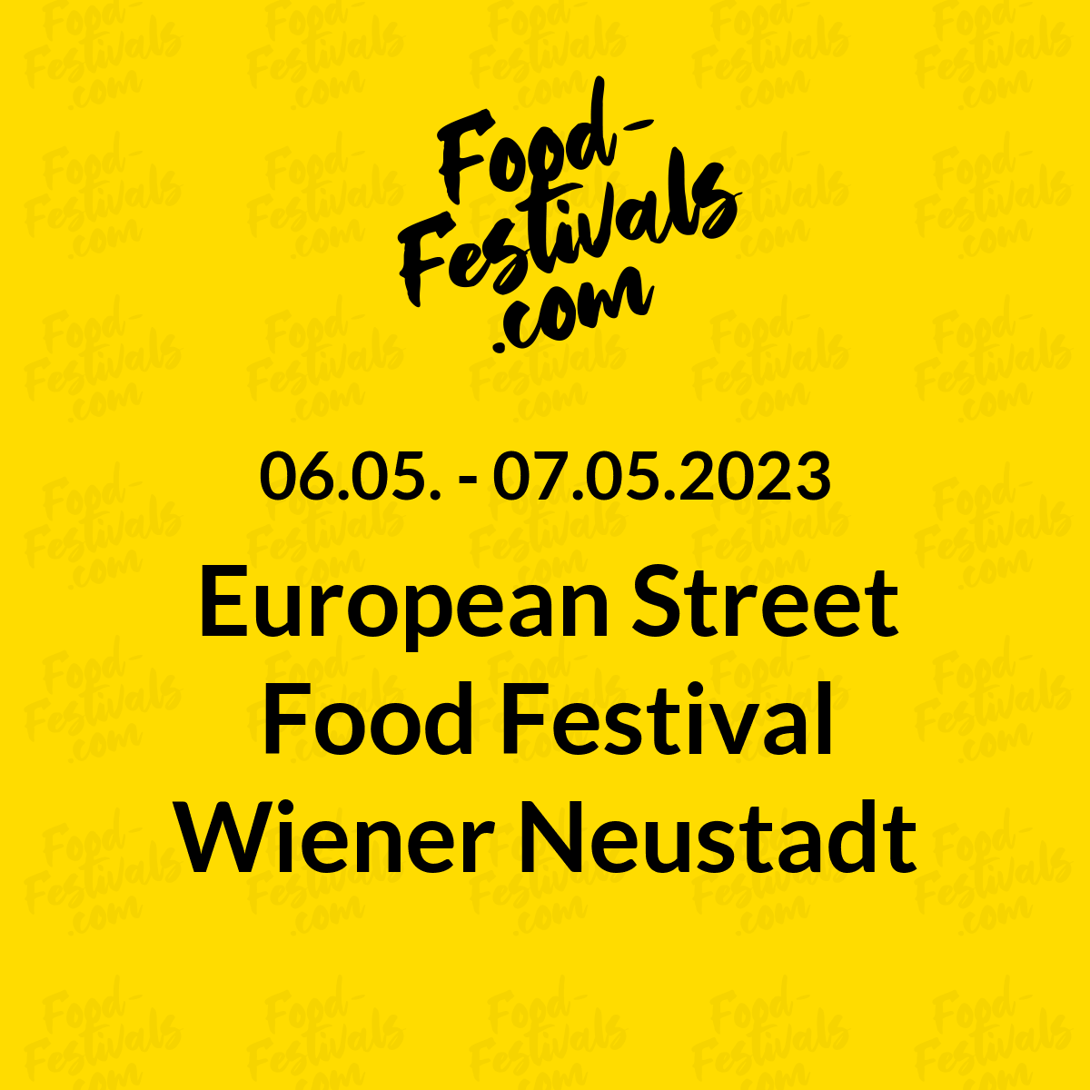 European Street Food Festival Wiener Neustadt