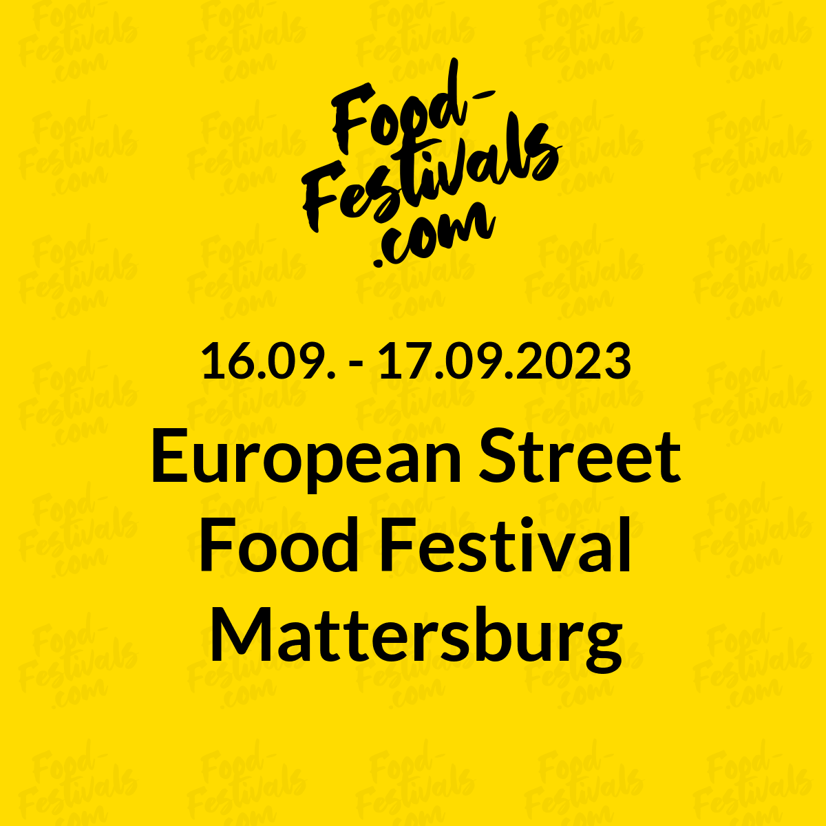 European Street Food Festival Mattersburg