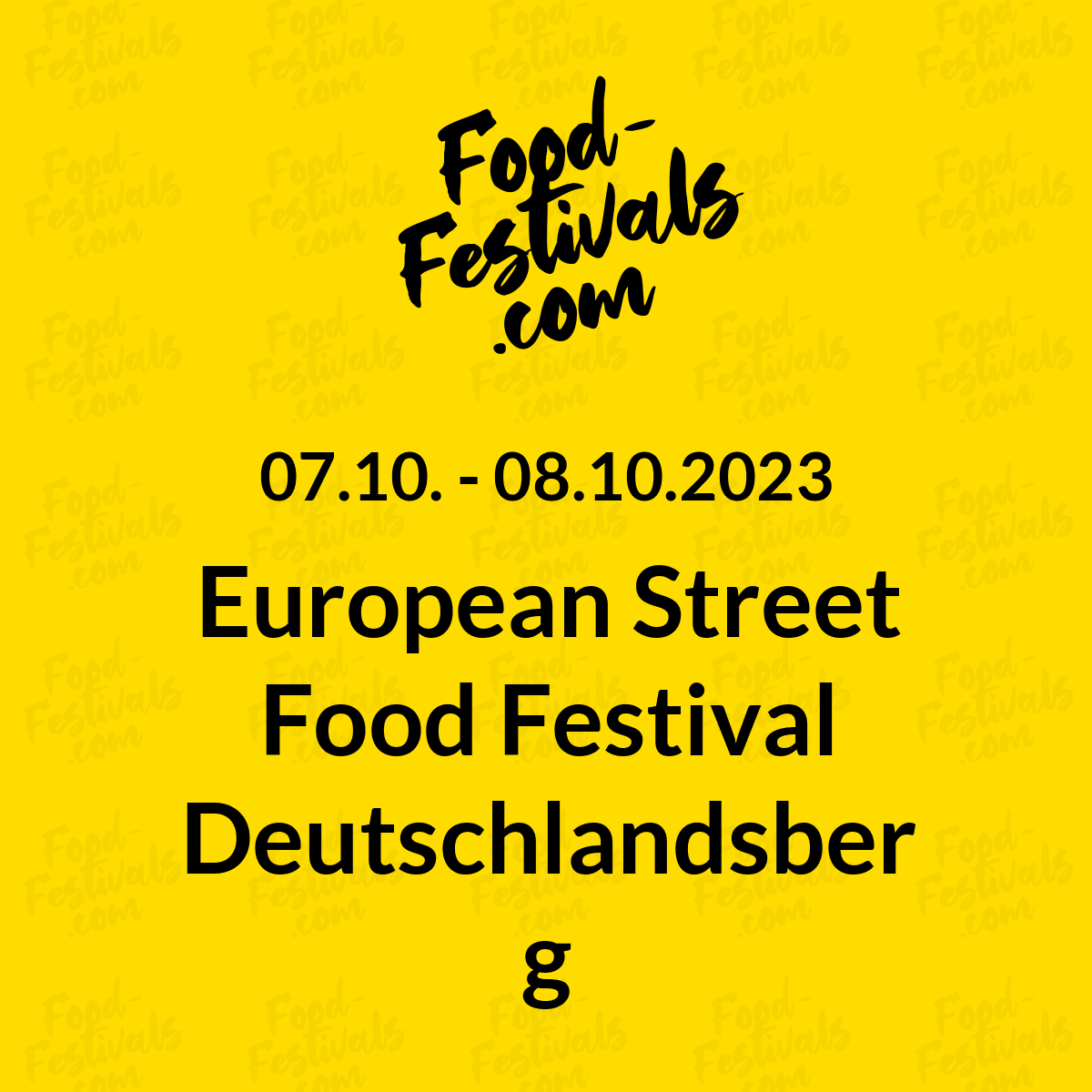 European Street Food Festival Deutschlandsberg