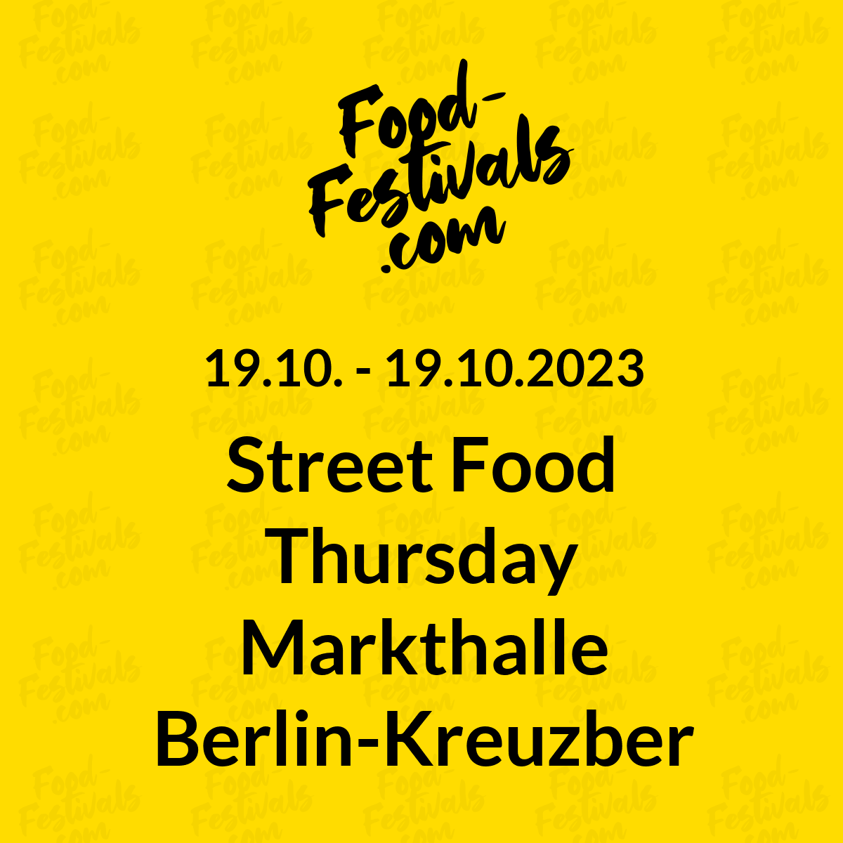 Street Food Thursday Markthalle Berlin-Kreuzberg