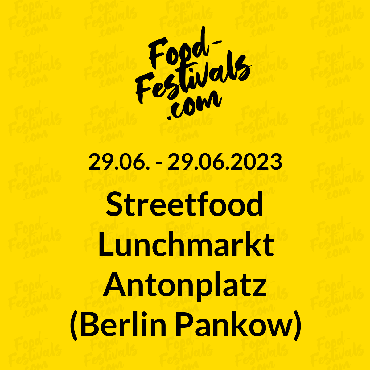 Streetfood Lunchmarkt Antonplatz (Berlin Pankow)