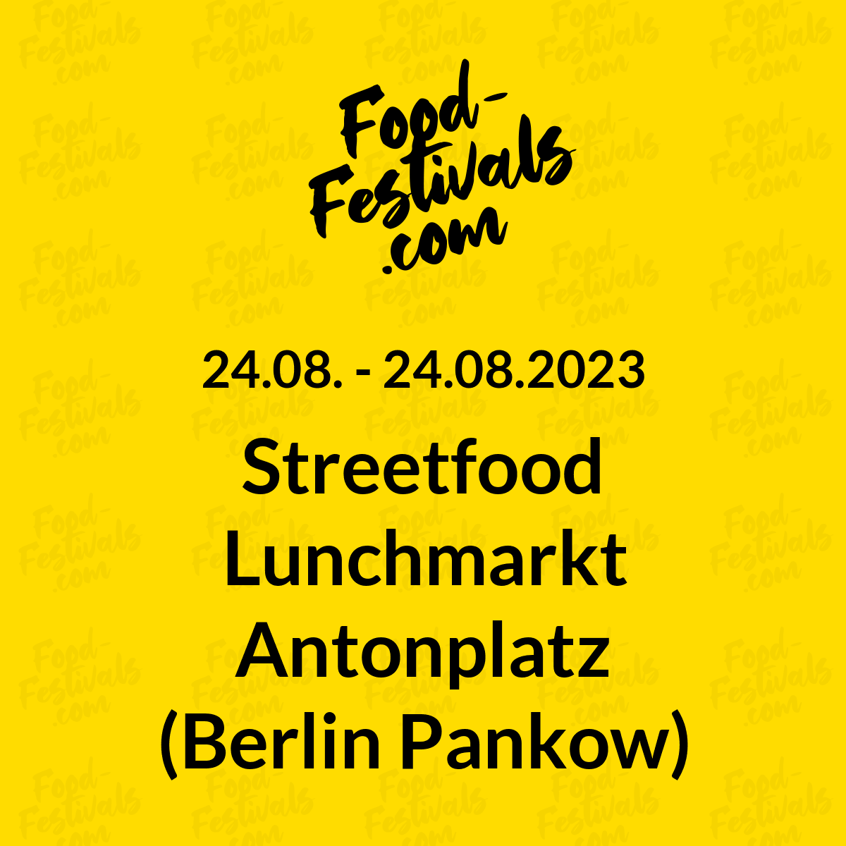 Streetfood Lunchmarkt Antonplatz (Berlin Pankow)