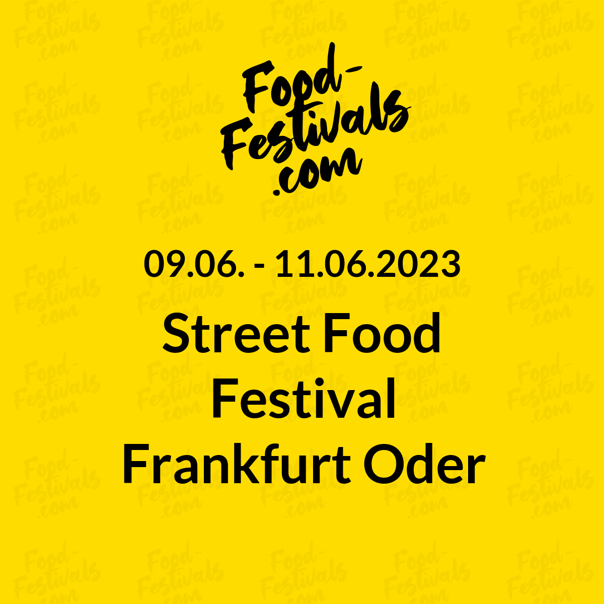 Street Food Festival Frankfurt Oder