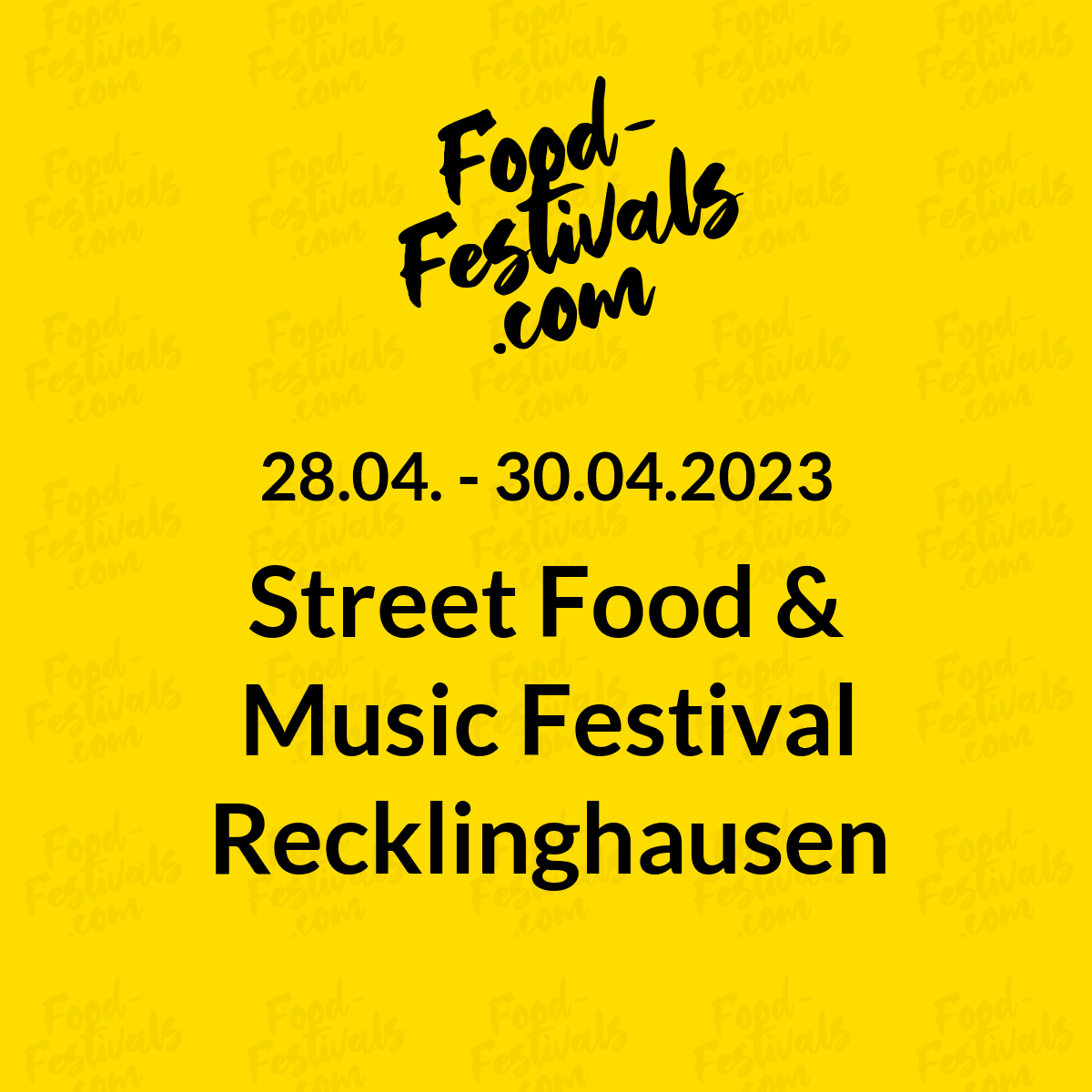 Street Food & Music Festival Recklinghausen