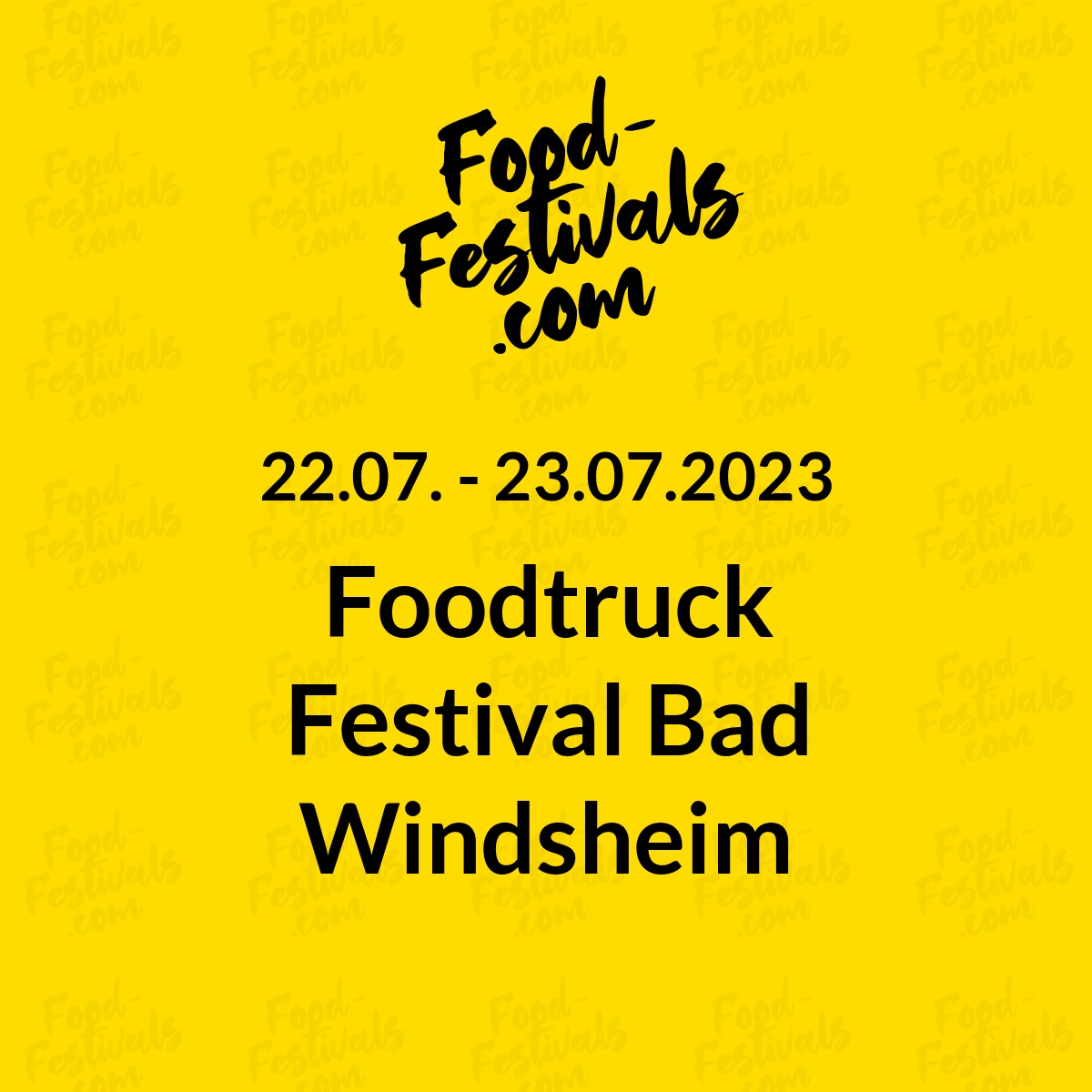 Foodtruck Festival Bad Windsheim