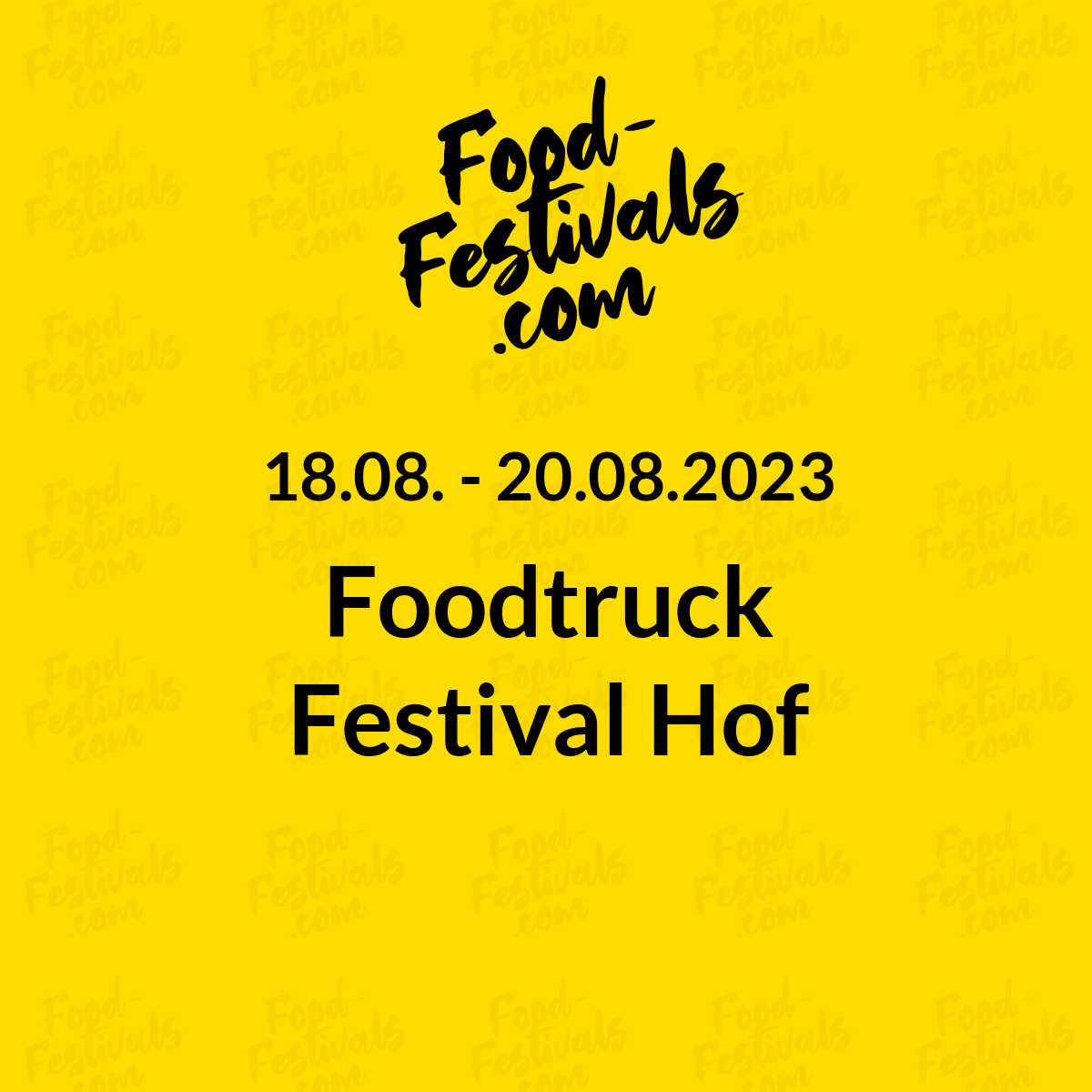 Foodtruck Festival Hof
