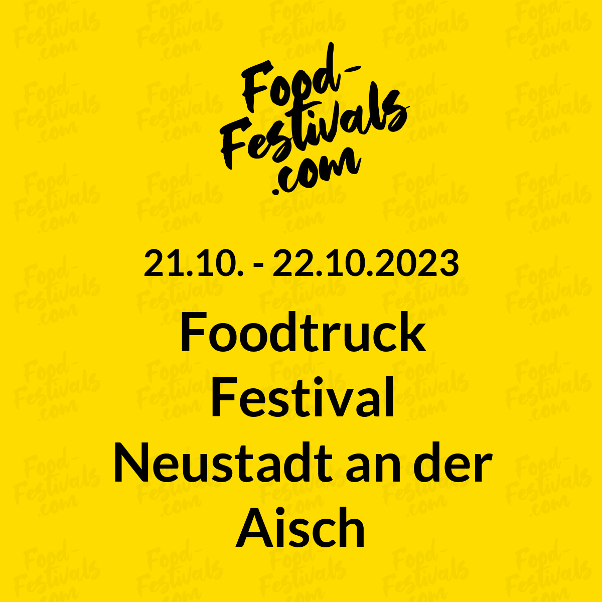 Foodtruck Festival Neustadt an der Aisch