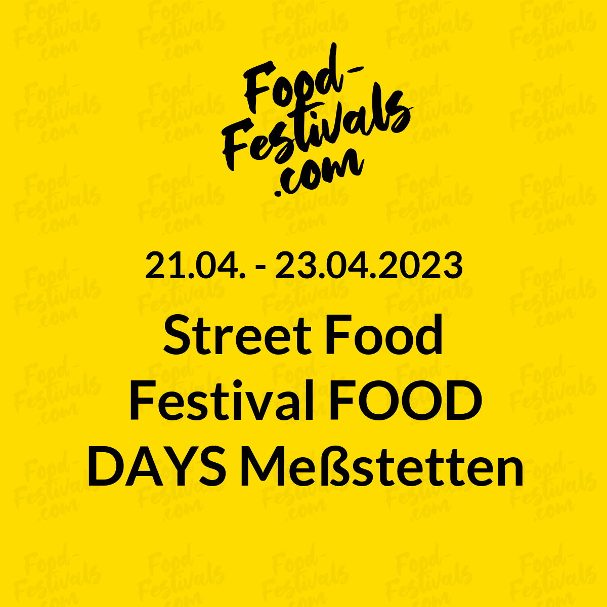 Street Food Festival FOOD DAYS Meßstetten