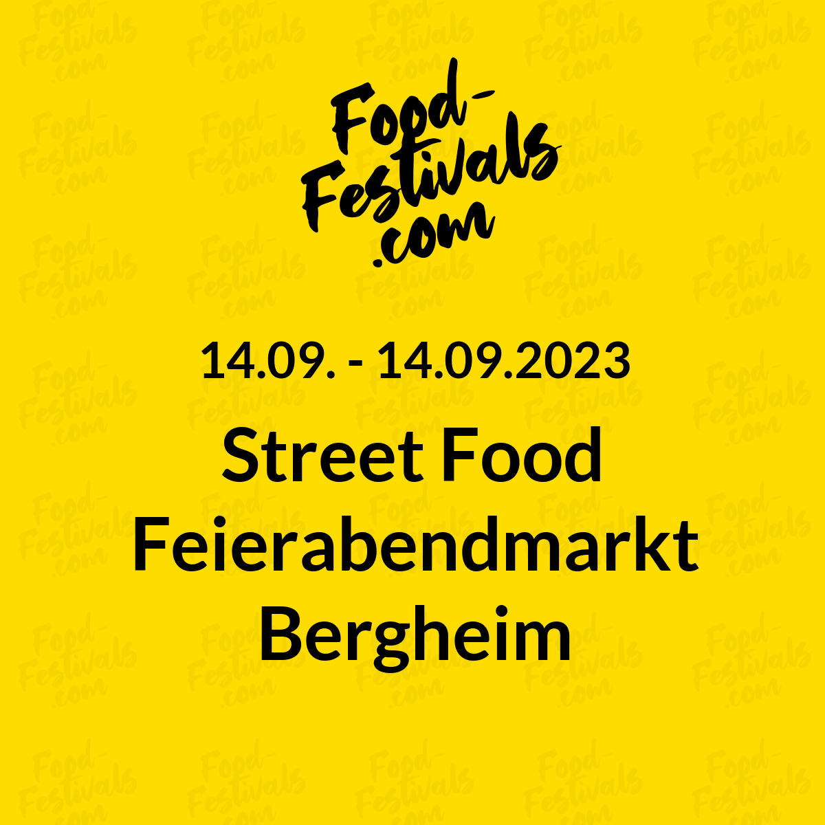 Street Food Feierabendmarkt Bergheim