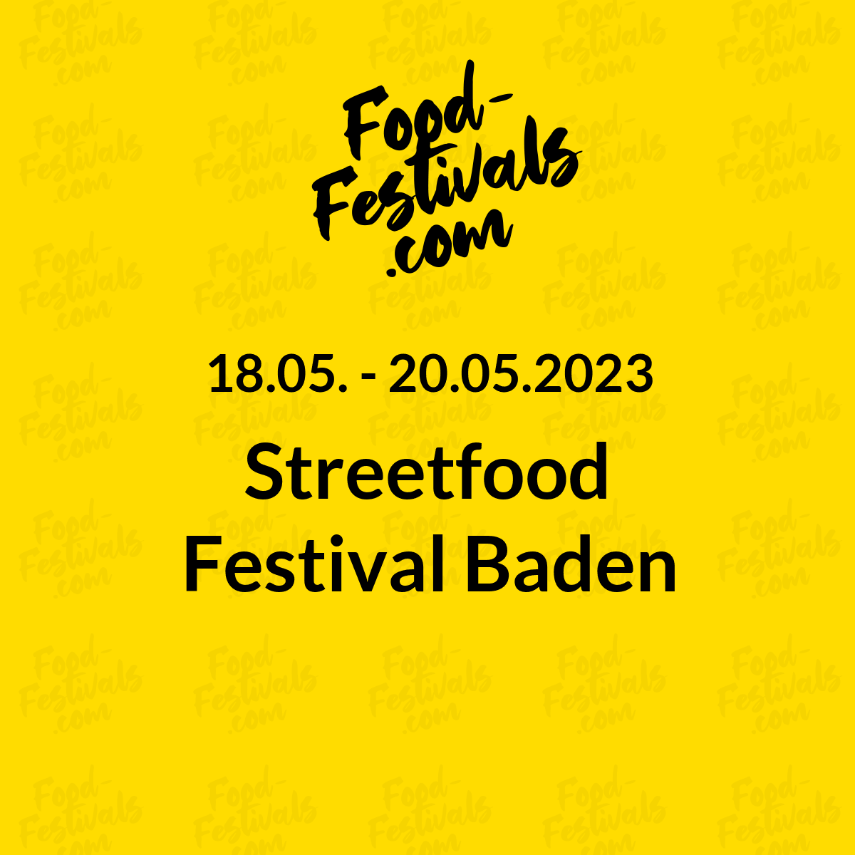 Streetfood Festival Baden