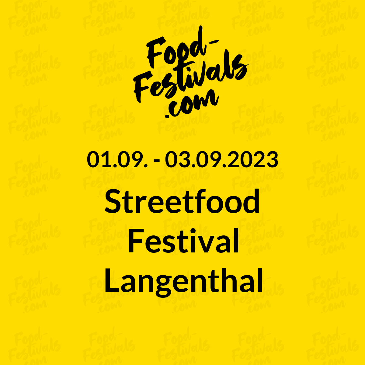 Streetfood Festival Langenthal