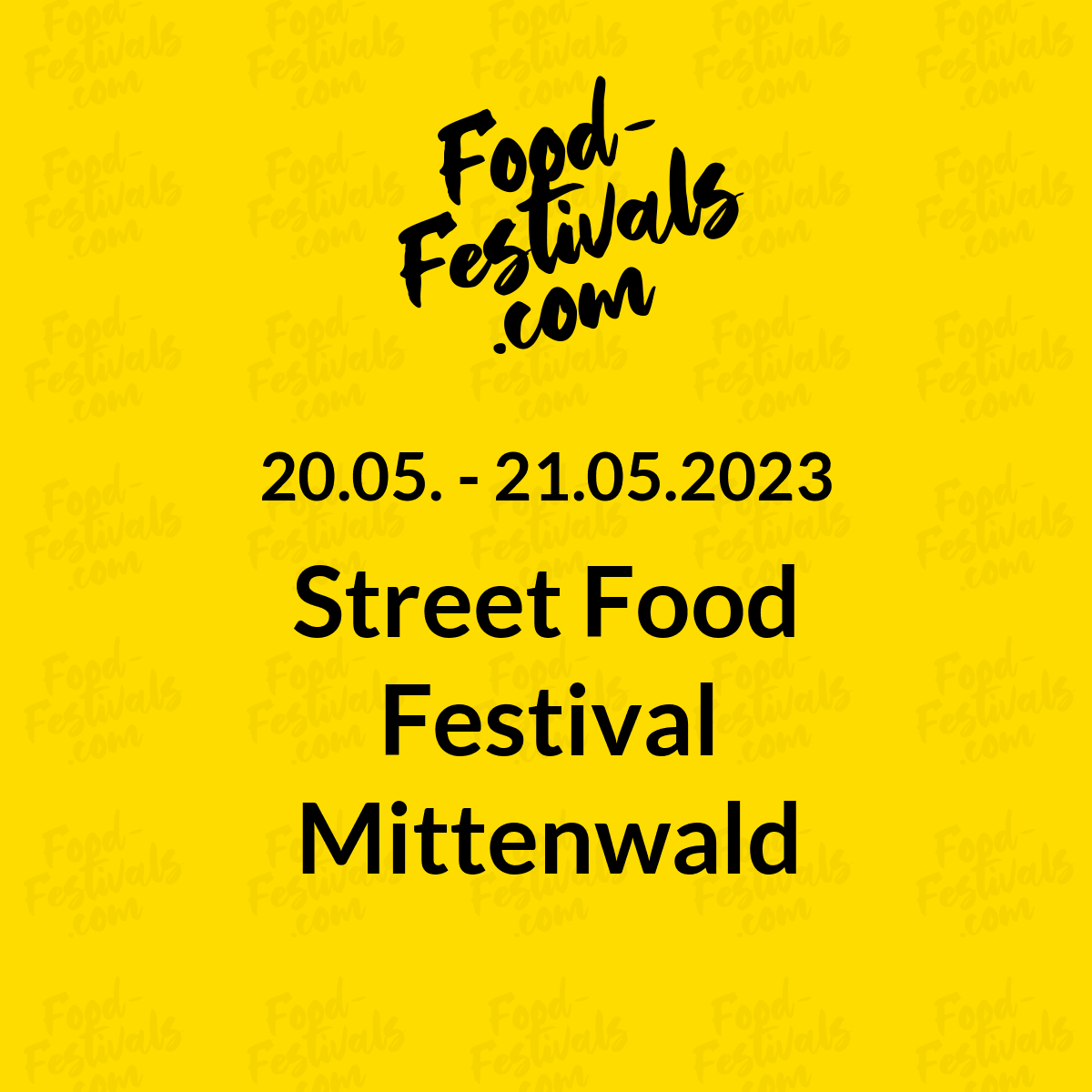 Street Food Festival Mittenwald