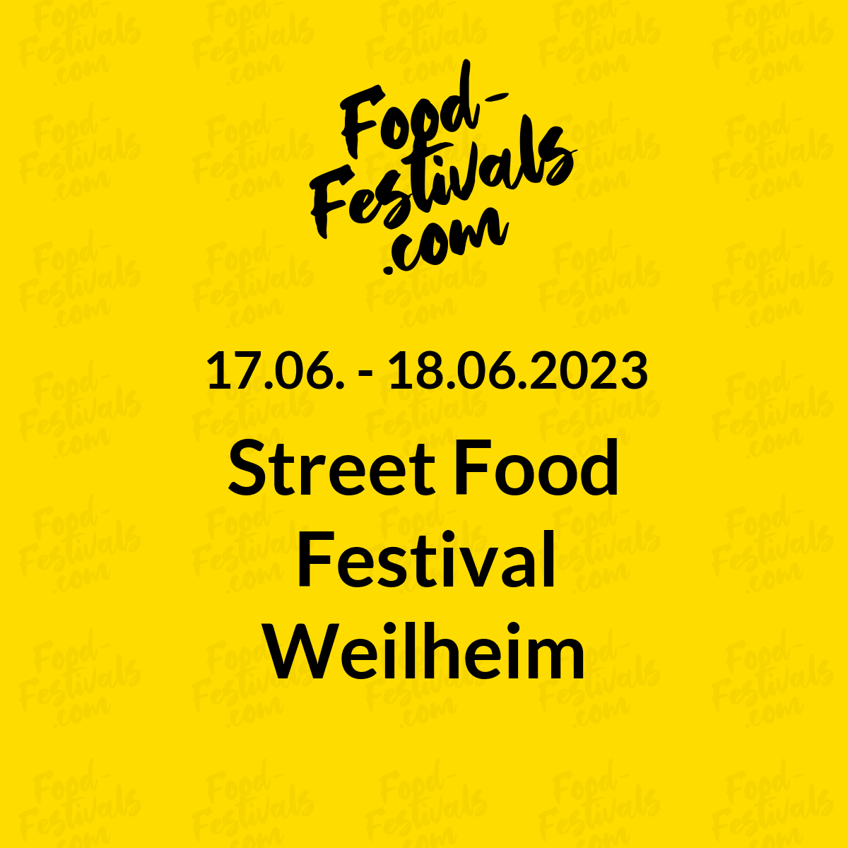 Street Food Festival Weilheim