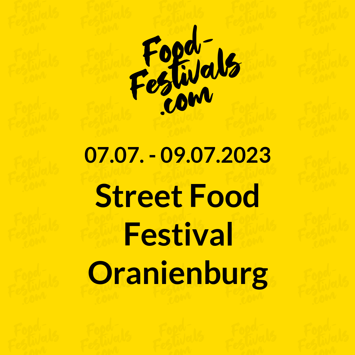Street Food Festival Oranienburg