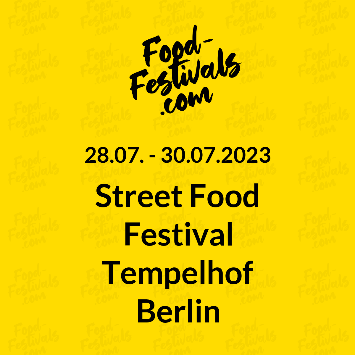 Street Food Festival Tempelhof Berlin