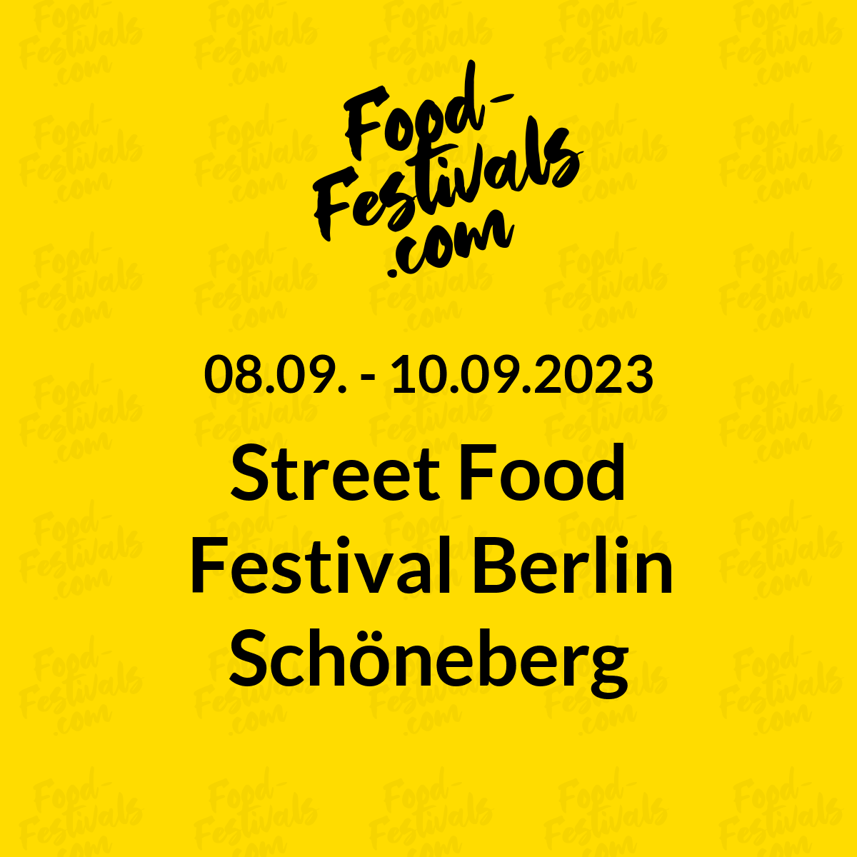 Street Food Festival Berlin Schöneberg
