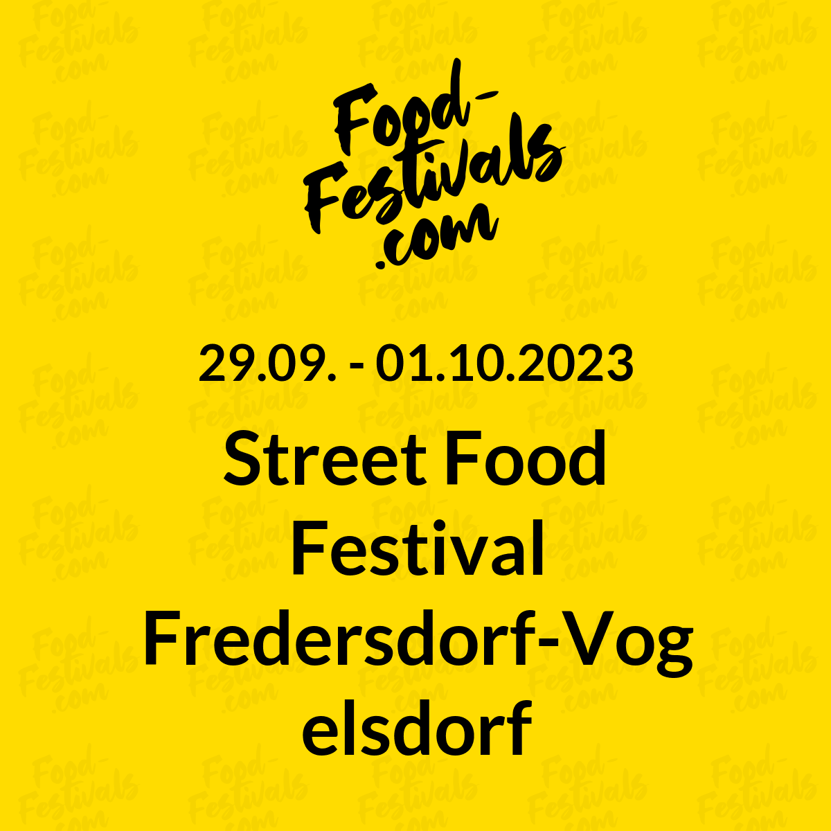 Street Food Festival Fredersdorf-Vogelsdorf