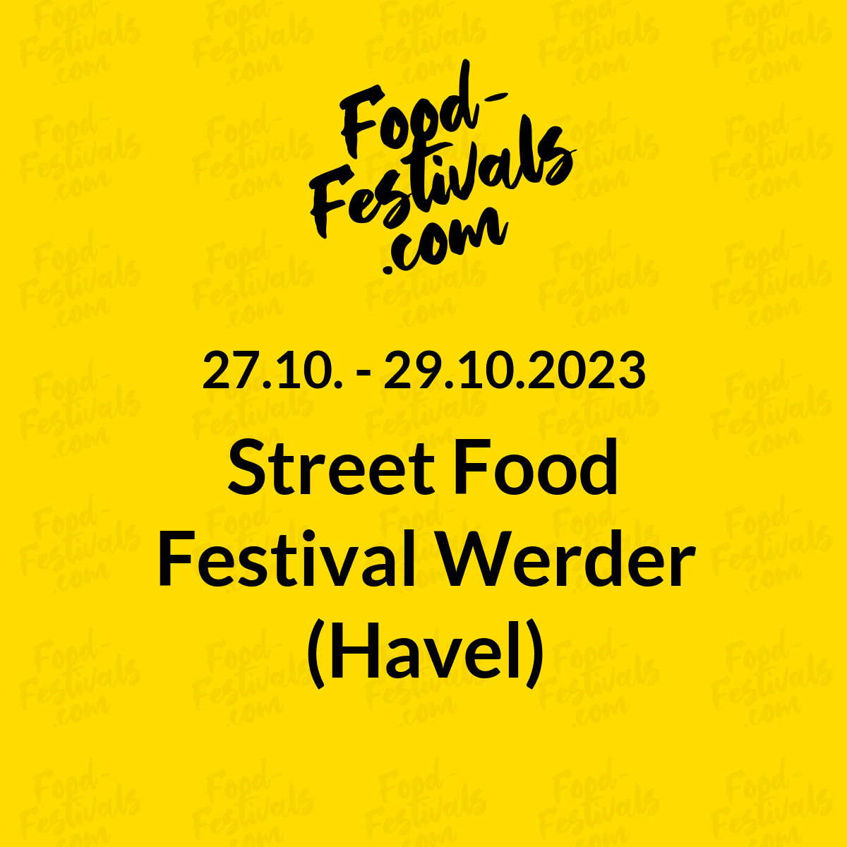 Street Food Festival Werder (Havel)