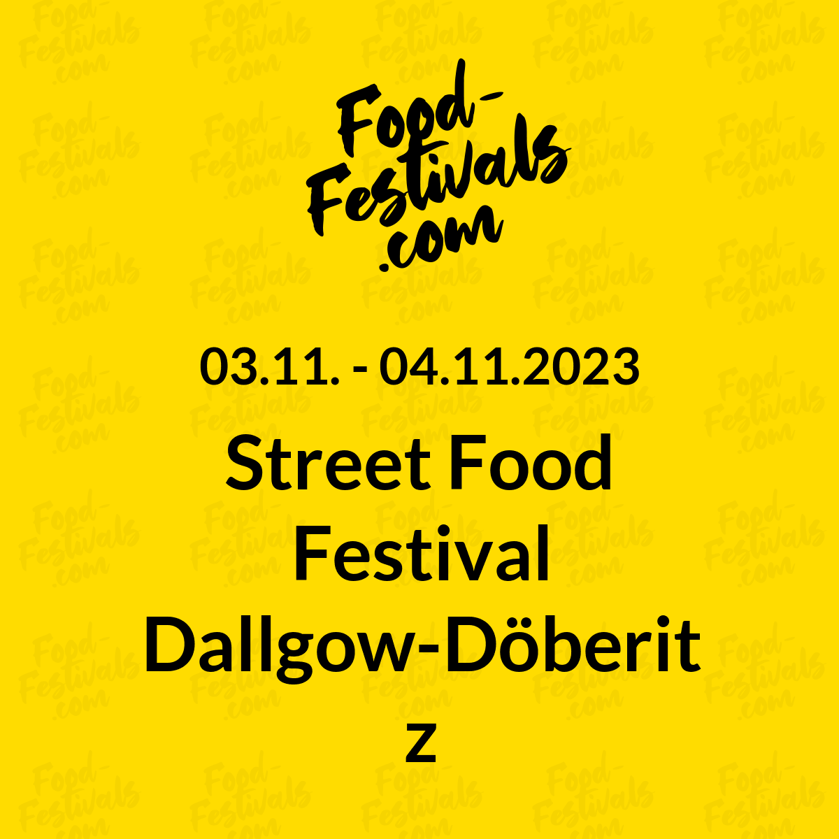 Street Food Festival Dallgow-Döberitz