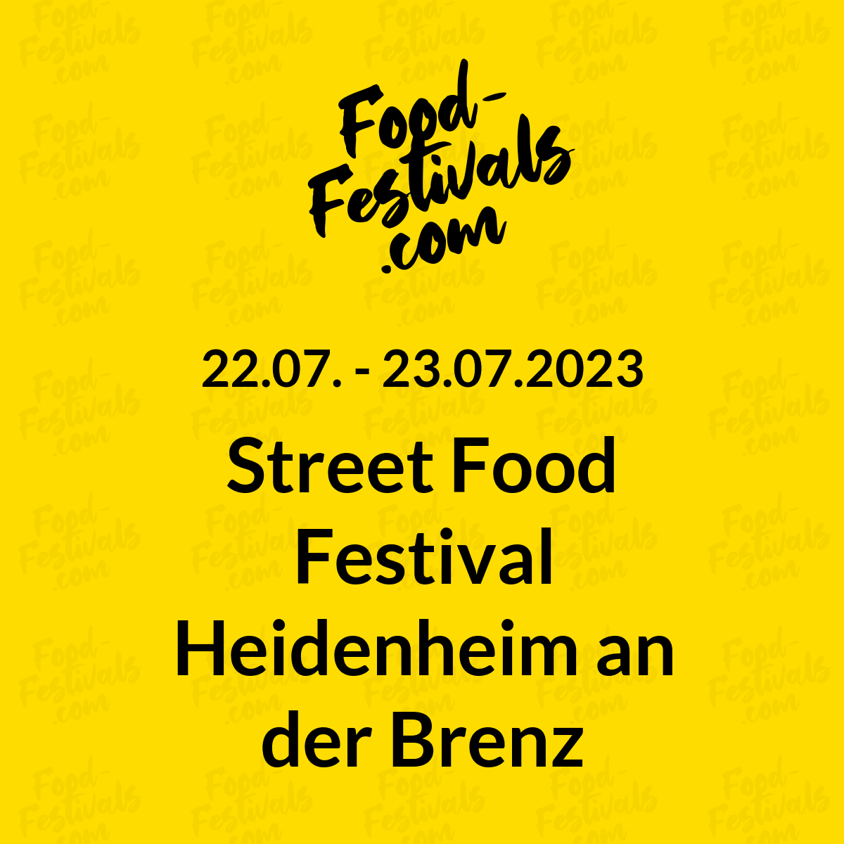 Street Food Festival Heidenheim an der Brenz