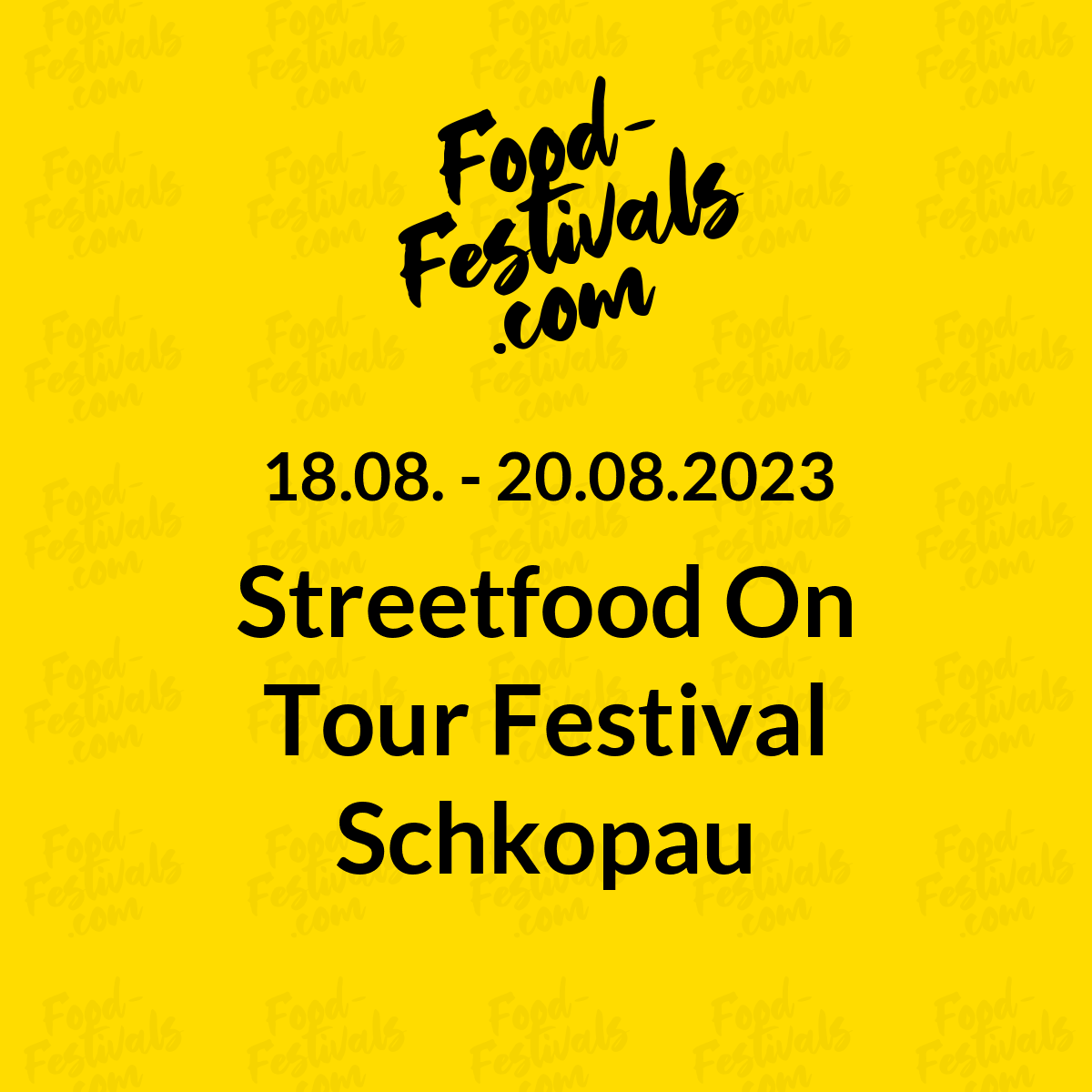 Streetfood On Tour Festival Schkopau