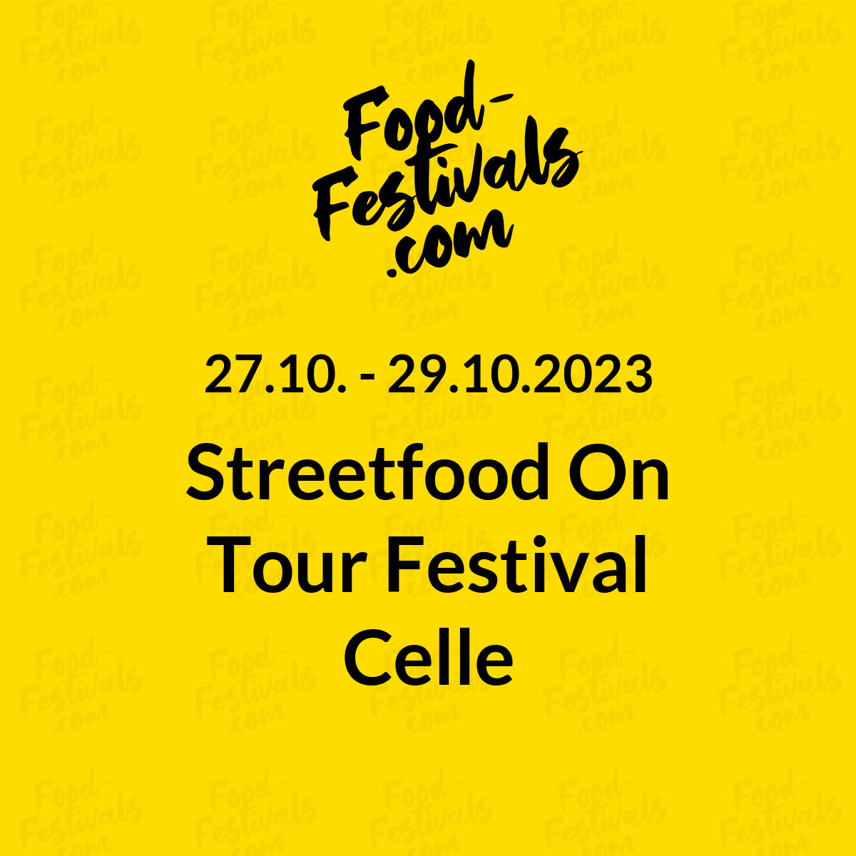 Streetfood On Tour Festival Celle