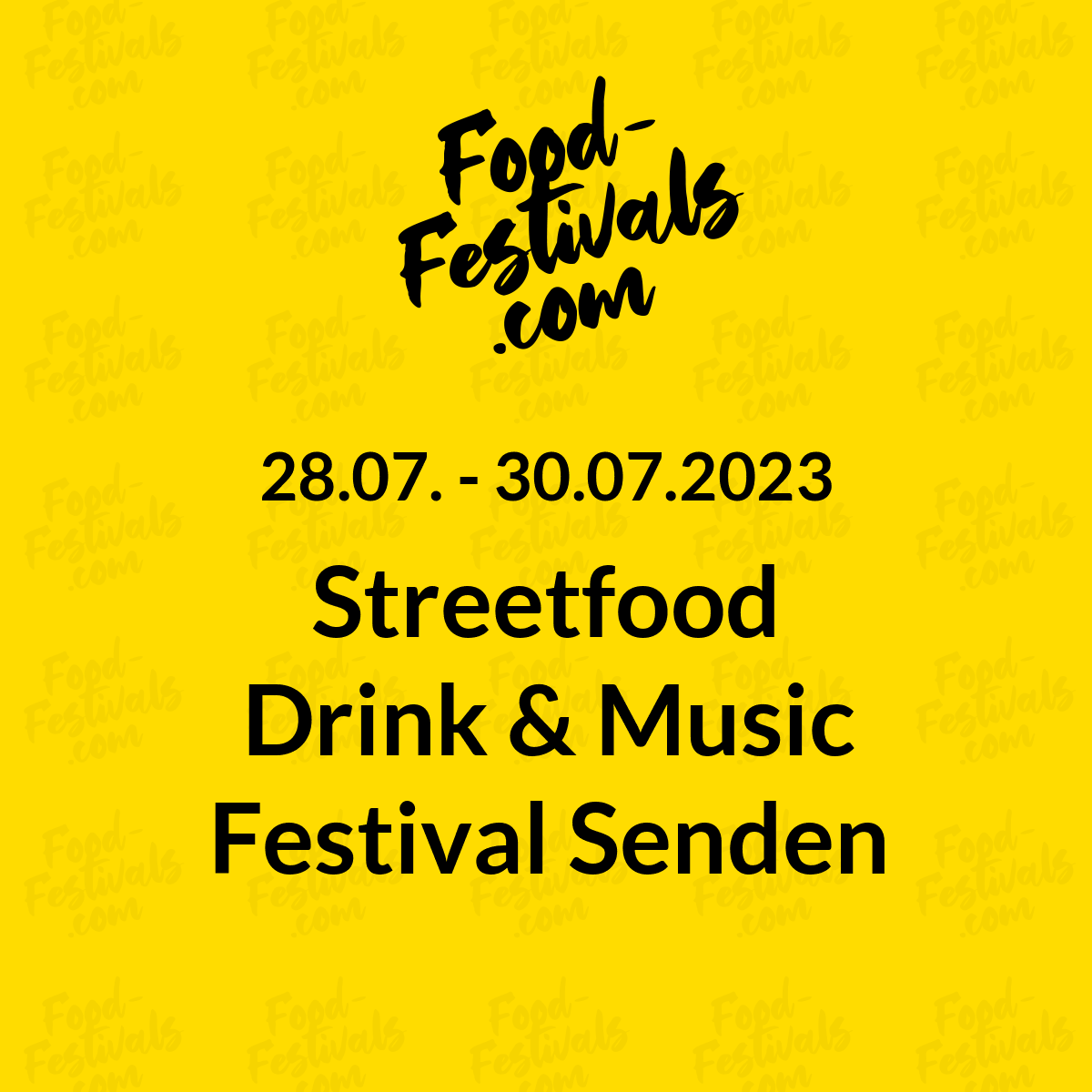 Streetfood Drink & Music Festival Senden