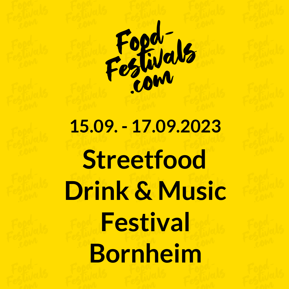 Streetfood Drink & Music Festival Bornheim