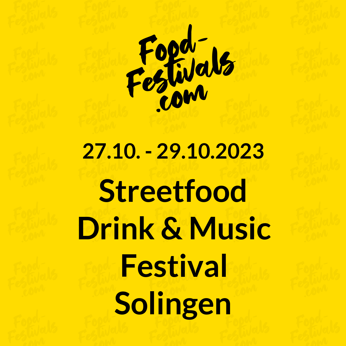 Streetfood Drink & Music Festival Solingen