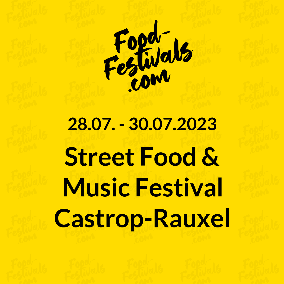 Street Food & Music Festival Castrop-Rauxel