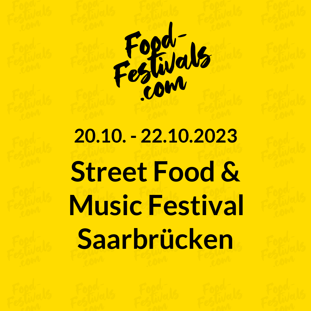 Street Food & Music Festival Saarbrücken