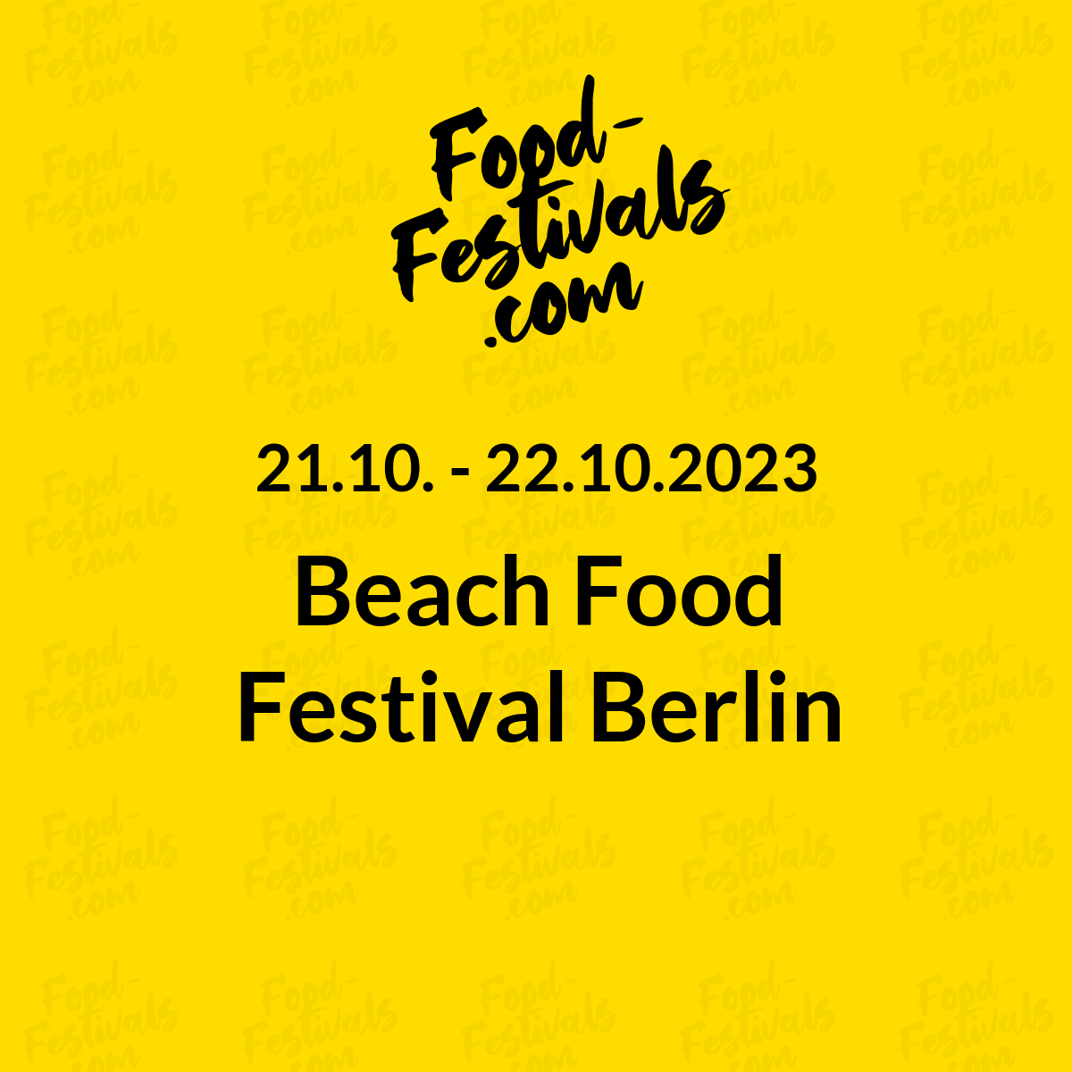 Beach Food Festival Berlin