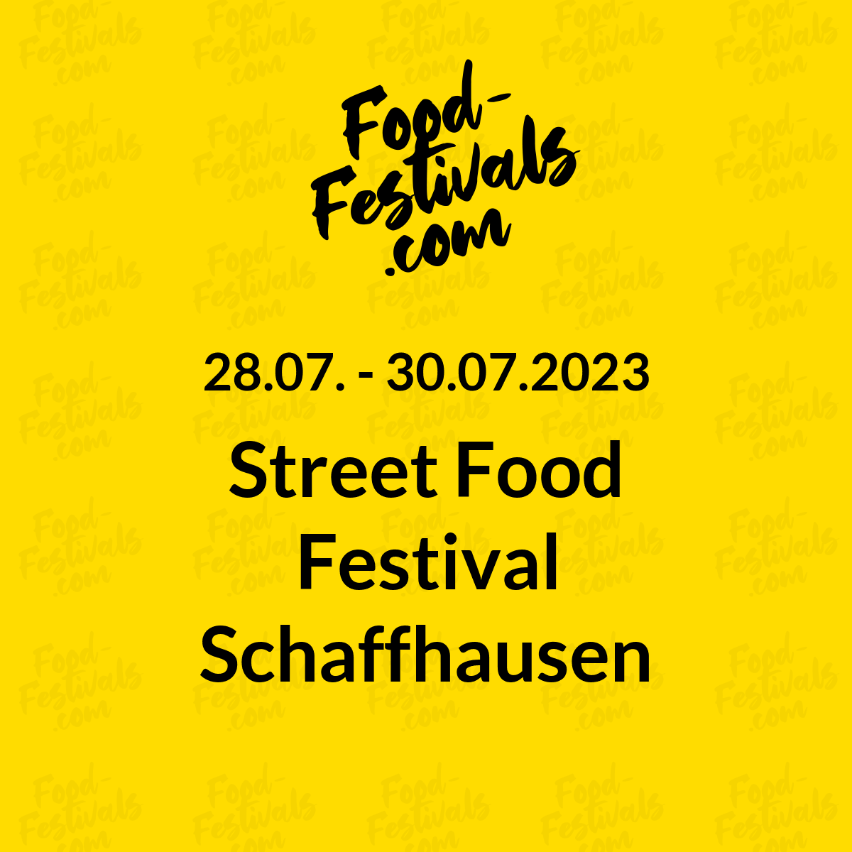 Street Food Festival Schaffhausen
