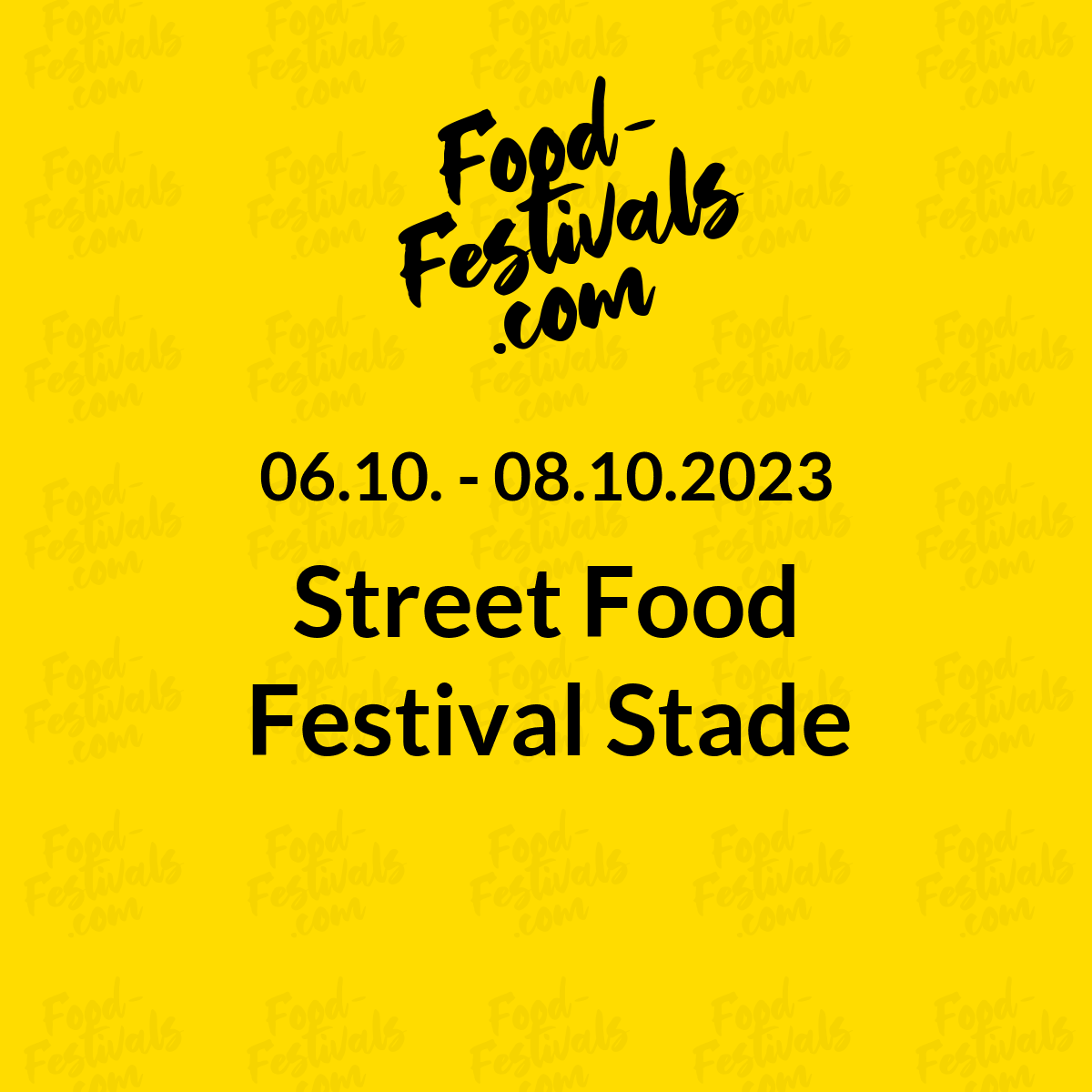 Street Food Festival Stade